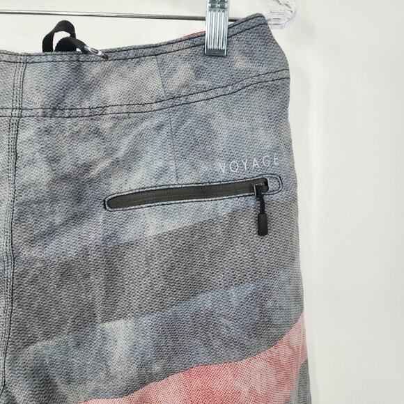 OAKLEY Striped Swim Trunks Size 31 - Picture 5 of 6
